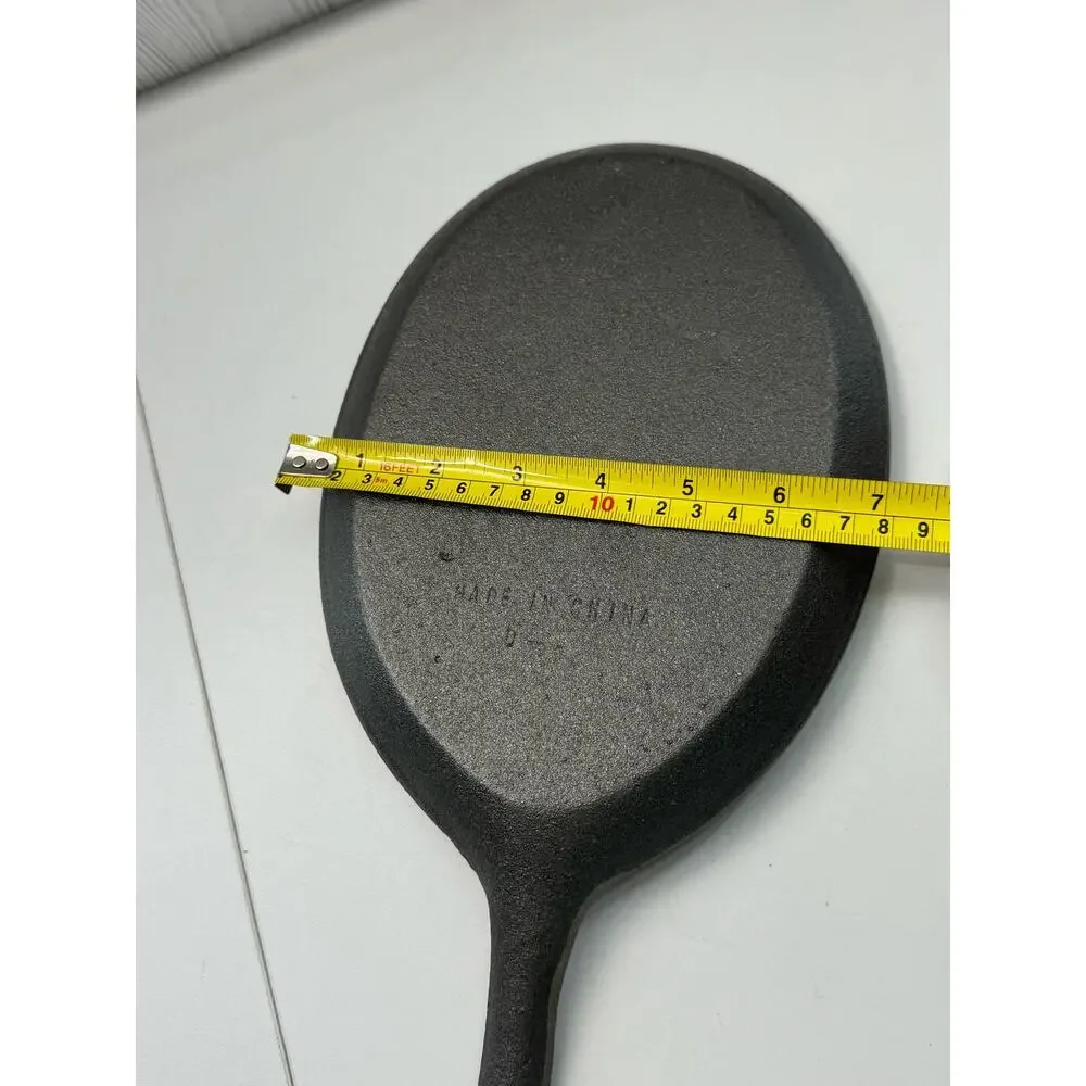 New Sunbeam Grillmaster Cast Iron grill pan 9 inches Camping